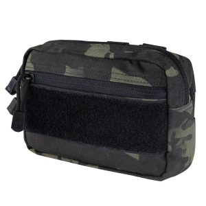 Compact Utility Pouch With Multicam Black
