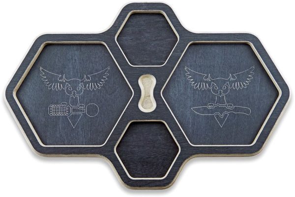 Tray Hex Black